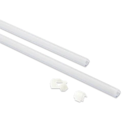 TRANSPARENTNÉ ochranné gumené lišty 9 ks x 1m pre ramená XBA