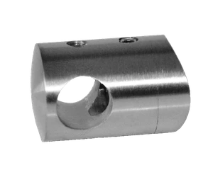 Držák tyče ø 12 mm na trubku ø 42,4 mm, broušená AISI 304 - slide 0