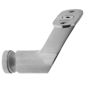 Držák madla pevný na jekl, sklo 6 - 21,52 mm, AISI 304 - slide 1