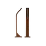 Venkovní LED osvětlení STIK S DOWN barva CORTEN, H-404mm