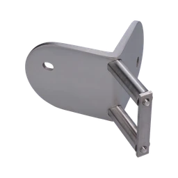 Úchyt na rohové kotvenie stĺpu ø 42,4 mm, brúsená AISI 304