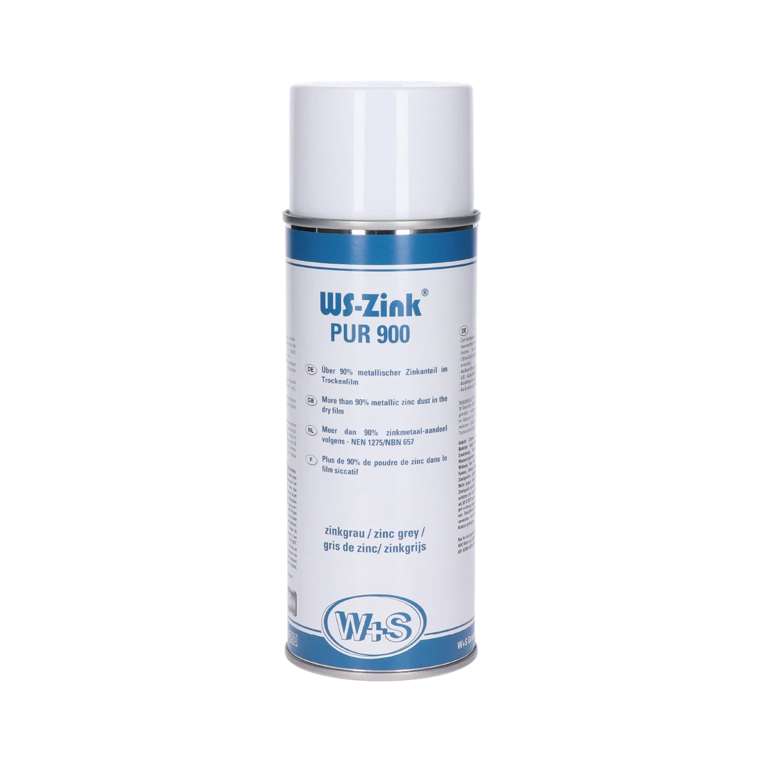 Zinkový sprej W+S, obsah zinku 90 % 400 ml, matný