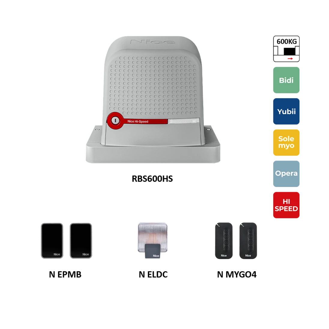 Robus600 HI-SPEED rychlý pohon pro posuvnou bránu do 600kg