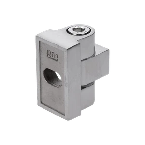 Nastaviteľný záves 0-90° k svorke, brúsená nerez AISI 304 - slide 1