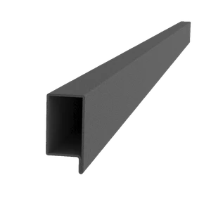 Uzavřený profil L 70 x 34 x 55 x 2 x 3000 mm, černý S235 - slide 0