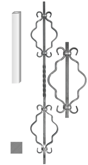DOPREDAJ tyč 12 x 12 mm, 150 x 1000 mm - slide 0