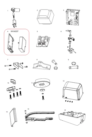 041A0287 kryt řídicí jednotky se šrouby - slide 0