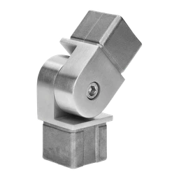 Spojka s kĺbom na tyč 40 x 40 mm, brúsená nerez AISI 304