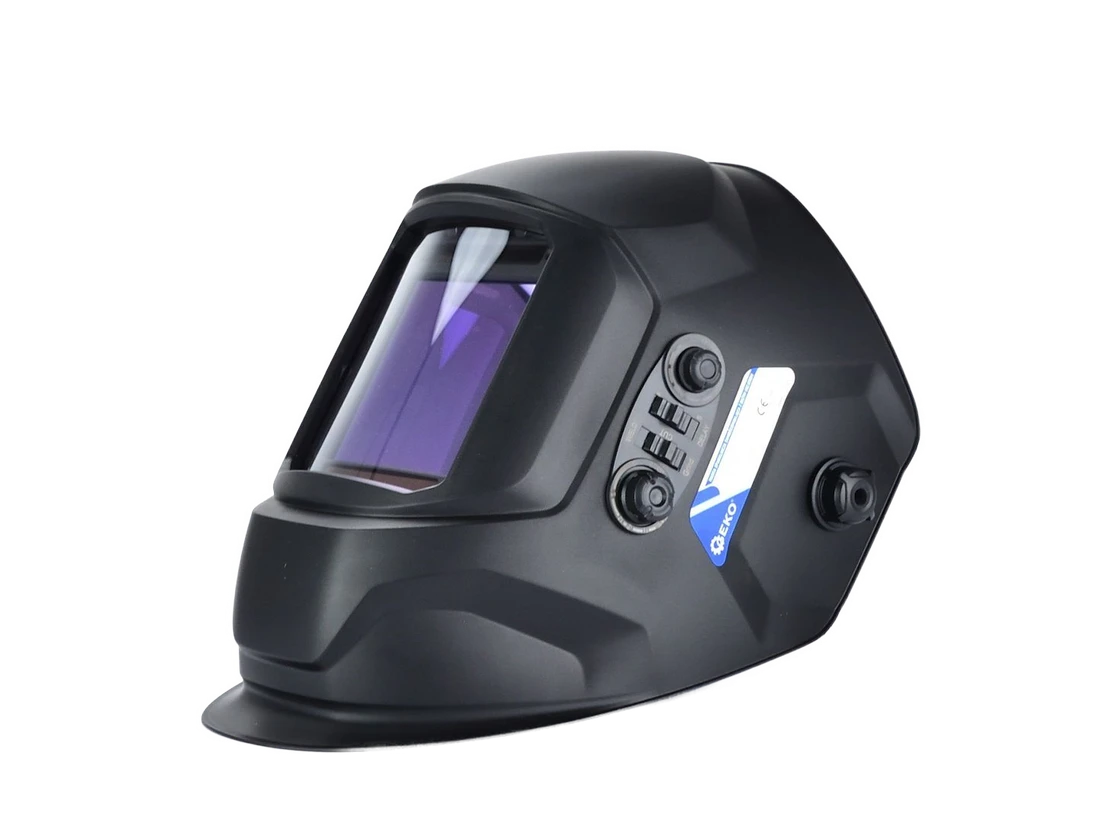 Zváračská kukla samostmievacia s velkým priezorom, čierna