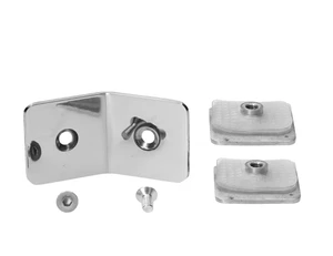 Svorka skla medzi sklá 135°, sklo 8 - 10 mm, AISI 304 - slide 3