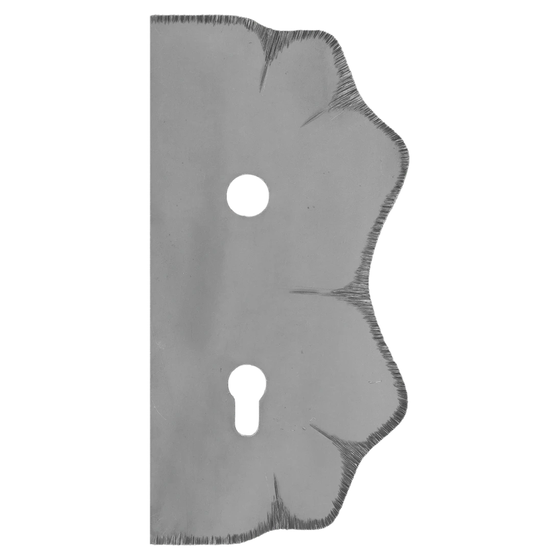 Štít 250 x 125 x 3 mm, rozteč 90 mm, zdobený, pravý