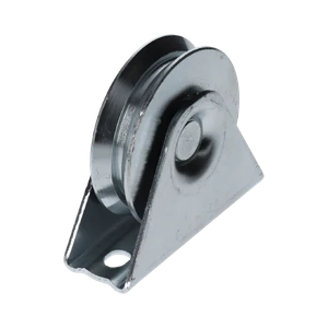 Vodiace koliesko ø 80 mm s oporou, V profil, nosnosť 200 kg - slide 0