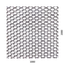 Ťahokov Fe 1000 x 2000 x 2 mm, oko 22 x 12 mm