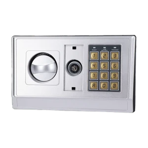 Nábytkový elektronický trezor (310x200x200mm), tloušťka: dveří 3mm, tělo 1mm, vnitřní rozměry 305x140x195mm, barva: čern - slide 3