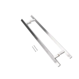 Nerezové 45° obojstranné madlo, L = 800 mm, AISI 304
