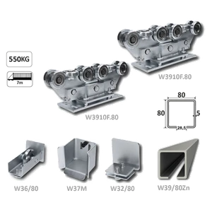 Samonos do 550 kg, profil 80 x 80 x 6000 mm, Zn - slide 1
