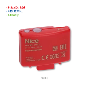 Prijímač zásuvný, 4-kanálový, 433 MHz, pamäť na 1024 LoRa - slide 0