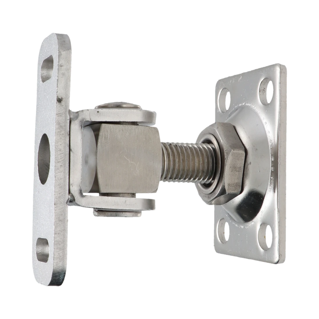 Záves M16 s platňou 75 x 55 mm, 90°, nastaviteľný, nerez