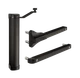 Hydraulický zatvárač, pre krídlo do 75 kg/1,1 m, RAL 9005