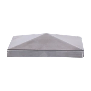 Stříška plechová 100 x 100 mm, tloušťka 1,5 mm - slide 2