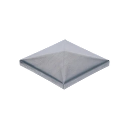 Strieška plechová, pozinkovaná, 60 x 60 x 1,5 mm