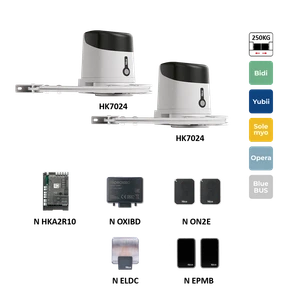 HYKEBDKCE sada pohonů pro dvoukřídlou bránu do 3,5m/křídlo - slide 0