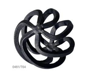 Guľa točená 70 x 70 mm, štvorhran 6 x 6 mm - slide 1