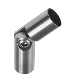 Spoj s kloubem, ø 14 mm (0-100°), broušená nerez AISI 304 - slide 1