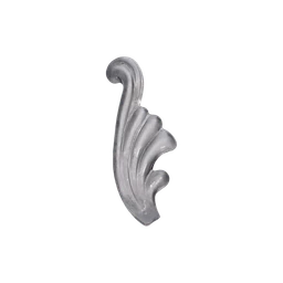 List 80 x 30 x 2 mm, pravý