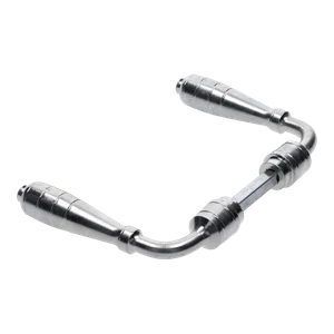 Kľučka 120 x 80 mm, osadenie ø 18 mm, zinok - slide 0