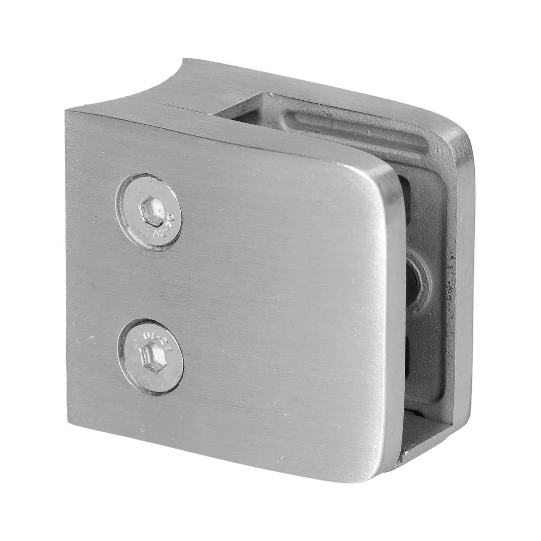 Svorka na trubku ø 48,3 mm, sklo 8–12,76 mm, AISI 304