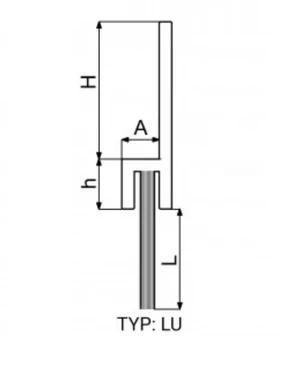 Tesniaca lišta s kefou 11 x 1000 mm, dĺžka vlasu 14 mm - slide 1