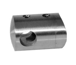 Držiak tyče ø 10 mm na trubku ø 42,4 mm, brúsená AISI 304