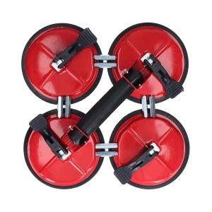 přísavka na sklo, do 200kg, excentrická, hliník, průměr 120mm, počet přísavek 4 - slide 0