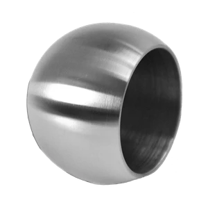 Ukončenie na trubku ø 42,4 mm, brúsená nerez AISI 304 - slide 0