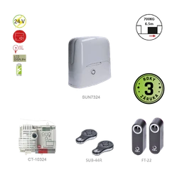 900KSUN7324KS pre posuvnú bránu do 6,5 m/700 kg