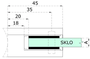 Gumičky na sklo 10,76 mm - slide 1