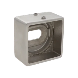 Kotvení boční na jekl 40 x 40 mm, broušená AISI 304