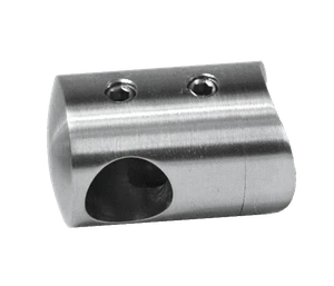 Držiak tyče ø 12 mm na trubku ø 42,4 mm, brúsená AISI 304 - slide 0